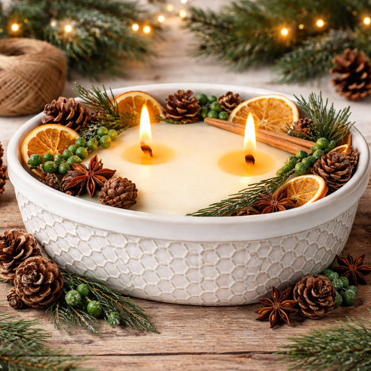 Everstill Fir - Ceramic Bowl Candle
